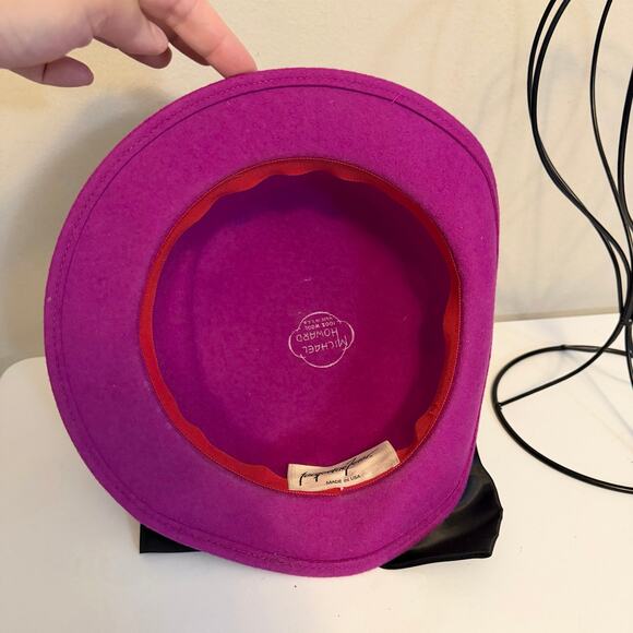 Vintage Jacqueline Ferrar Michael Howard Fedora Hat 22\